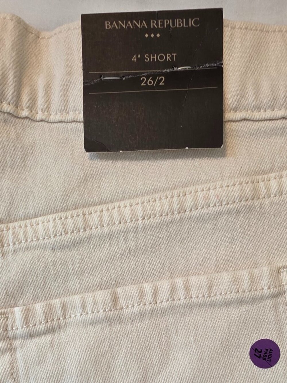 NWT Banana Republic Classic Women's Shorts, Size 26/2 - Picture 3 of 8